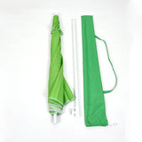 (Factory Custom) 8 Rib Polyester with Vented Cap Turning Beach Umbrella