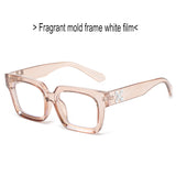 2021 New Large Frame Sunglasses European and American Trendy Square Frame Tailored Glasses Women's Sunglasses Fashion Men's Sunglasses