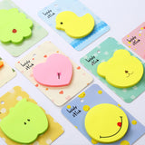 3x3 fluorescent shape note paper 60 pages cute girly heart diary notes memo sticky notes YS-160