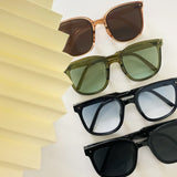 2022 new coke under the same style folding sunglasses women's anti-ultraviolet polarized sunglasses women's trendy portable sunglasses