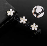F134 new headdress side clip female autumn net red side temperament rhinestone double layer word clip bangs clip hair clip hair accessories