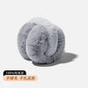Pure cool gray (no linting, foldable pole with fur)