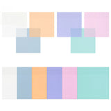 Macaron color sticky transparent post-it notes waterproof index stickers for students