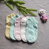 Children's socks summer thin mesh hole socks cotton boys and girls baby socks baby boat socks clearance