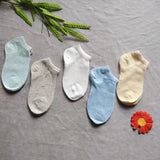 Children's socks summer thin mesh hole socks cotton boys and girls baby socks baby boat socks clearance