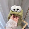 Avocado green big eyes headband