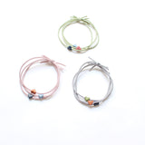 Ins love hair ring Korean small fresh handmade hair rope tie hair rubber band head rope female net red leather ring elastic