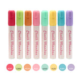 10mm macaron 8-color liquid chalk set children's graffiti erasable blackboard sticker advertising marker pen