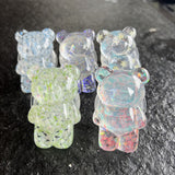 ins Symphony Laser Cartoon Crystal Bear Bracket South Korea Hot Selling Lazy Man Telescopic Bracket Support Wholesale