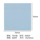 Macaron color sticky transparent post-it notes waterproof index stickers for students