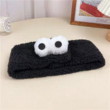 Plush face washing headband female 2023 new furry headband autumn and winter big eyes cute headband headband headdress