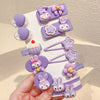 Ym0064-i-8# purple flower lingna belle 12-piece set