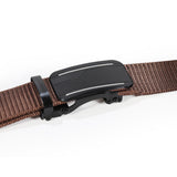 boys Casual Automatic Buckle Belt Toothless Canvas Belt Free Punch Lazy Belt Cross-border Wholesale Supply