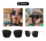 2022 new Korean version of gm sunglasses for men and women net red with the same style GM sunshade sunglasses anti-ultraviolet large frame sunglasses