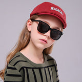2021 New Silicone Children's Rice Nail Polarized Sunglasses Personalized Square Frame Children's Soft Rubber Sunglasses Sunscreen 8313