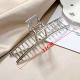 South Korea's new simple pearl tulip butterfly hair accessories clip back head hair clip high-end sense hair accessories female summer