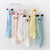 2022 Summer New Baby Socks Summer Thin Mesh Newborn Baby Socks Cute Cartoon Children's Cotton Socks