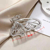 South Korea's new simple pearl tulip butterfly hair accessories clip back head hair clip high-end sense hair accessories female summer