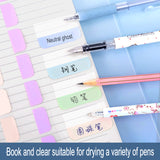 Label paper writable index sticker classification transparent label sticky note sticker Morandi color loose-leaf classification sticker