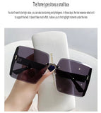2022 new frameless cut edge anti-ultraviolet sunshade sunglasses women's trendy net red Douyin ins same style sunglasses