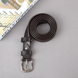 Stall source of goods 2.5cm women's plastic injection needle buckle belt fashion simple trend manufacturers wholesale in stock