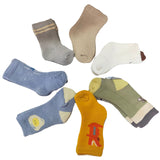 Terry baby socks autumn and winter models 0-1 years old newborn warm towel socks maternity baby e-commerce activities a pack of ten pairs