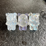 ins Symphony Laser Cartoon Crystal Bear Bracket South Korea Hot Selling Lazy Man Telescopic Bracket Support Wholesale