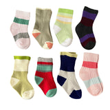 Good cotton baby socks for pregnant and baby shop small gift medium tube socks spring and autumn winter mid-waist cotton spot multi-color