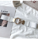Autumn and winter belt women's decorative wide waist seal matching dress coat sweater elastic elastic waist suit shirt