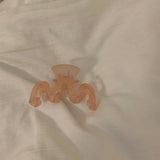 Translucent pink spring and summer sweet clip all-match new hair clip hair accessories clip plate hair set back head shark clip head ornament