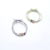 Ins love hair ring Korean small fresh handmade hair rope tie hair rubber band head rope female net red leather ring elastic