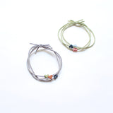 Ins love hair ring Korean small fresh handmade hair rope tie hair rubber band head rope female net red leather ring elastic