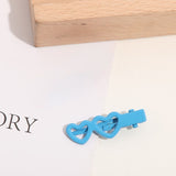 Fiona Sit with the same candy-colored love hair clip bangs clip duckbill clip hair clip side clip hair accessories wholesale