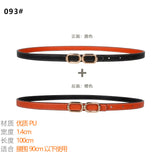 Women's Belt Ladies Decoration With Coat Skirt Dress Shirt Suit Sweater Belt Narrow Waist Thin Girdle Female