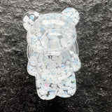 ins Symphony Laser Cartoon Crystal Bear Bracket South Korea Hot Selling Lazy Man Telescopic Bracket Support Wholesale