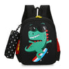 Skateboard dinosaur-black