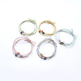 Ins love hair ring Korean small fresh handmade hair rope tie hair rubber band head rope female net red leather ring elastic