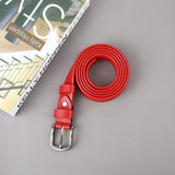 Stall source of goods 2.5cm women's plastic injection needle buckle belt fashion simple trend manufacturers wholesale in stock