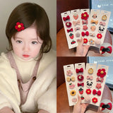 Baby hairpins full cloth baby sweat hair clip does not hurt the hair children's girls hairpin little girl cute hair accessories headdress
