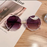 2-8 years old baby sunglasses Korean version trend boys and girls sunglasses flower trend sunglasses UV protection