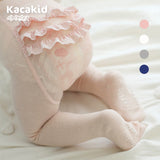 Spring and autumn new baby a type children's socks kacakid sweet princess lace socks girls children's non-slip pantyhose wholesale