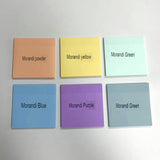 Yuede Morandi color transparent sticky stickers eye color index stickers PET indicator label sticky stickers spot wholesale