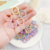 Candy color thumb rings / bird bag