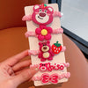 Strawberry bear hair tie 5-piece set