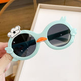 Children's cartoon glasses boys and girls cute little cute duck sunglasses baby summer outing anti-ultraviolet sunglasses tide