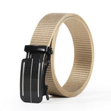 boys Casual Automatic Buckle Belt Toothless Canvas Belt Free Punch Lazy Belt Cross-border Wholesale Supply