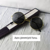 Vintage round sunglasses/gold frame