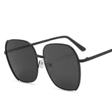 2022 cross-border new seaside sunglasses women's big face looks thin summer fashion anti-ultraviolet one-piece delivery for women