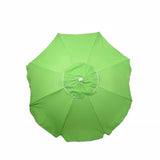 (Factory Custom) 8 Rib Polyester with Vented Cap Turning Beach Umbrella
