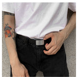 New Simple Men's Belt Wholesale All-match Trendy Pants Belt Casual Korean Style Student Personality Fashion Pants Belt Men